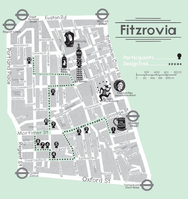 Fitzrovia Map